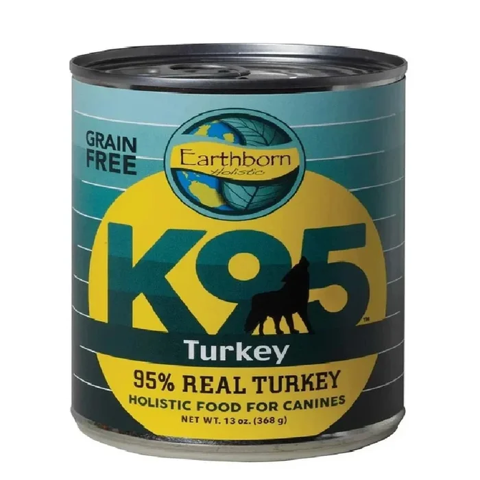 Earthborn Grain-Free K95 Turkey Canned Dog Food – 13 Oz – Case of 12