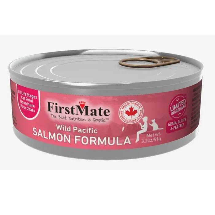 Firstmate Cat Limited Ingredient Grain Free Salmon 3.2oz. (Case of 24)