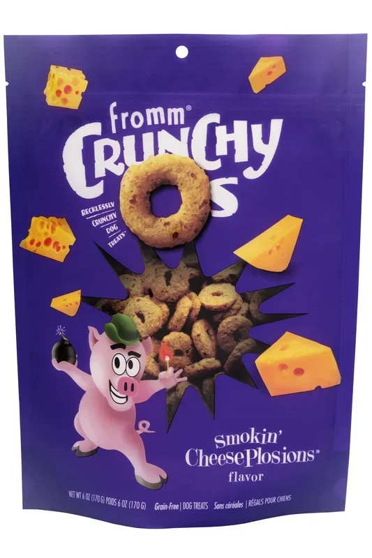 Fromm Crunchy Os® Smokin’ CheesePlosions® Flavor Dog Treats