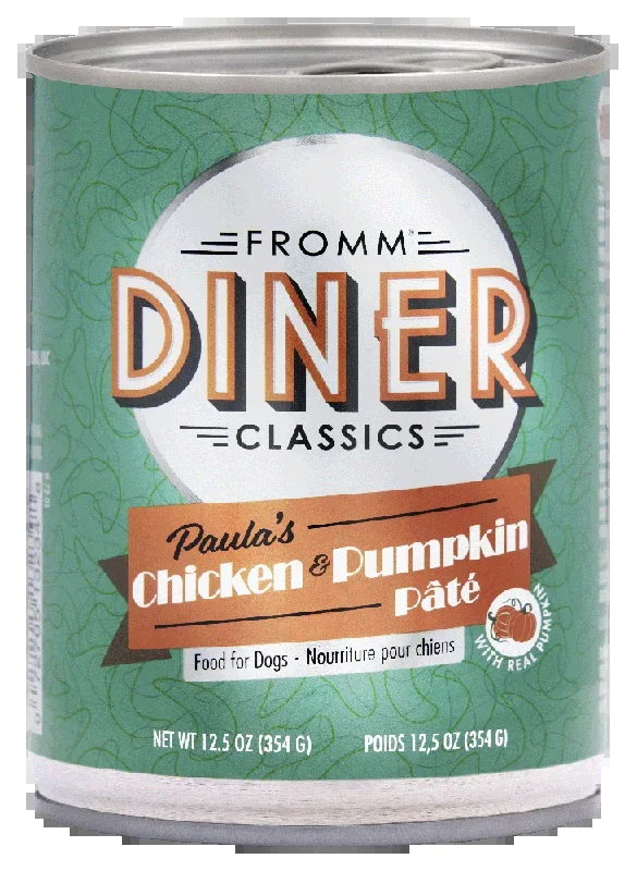 Fromm Diner Classics Paula’s Chicken & Pumpkin Pâté Dog Food