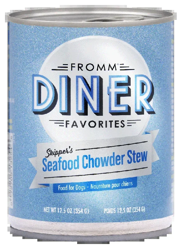 Fromm Diner Favorites Skipper’s Seafood Chowder Stew Dog Food