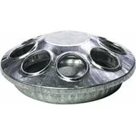 Galvanized 8-Hole Metal Poultry Feeder