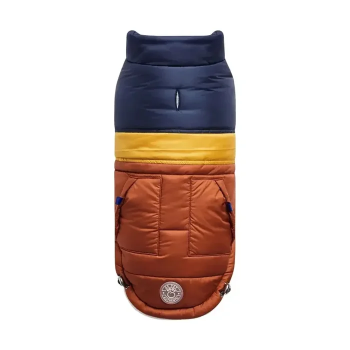 GF Pet Retro Puffer Hazel Dog Jacket w/ Warm Sherpa