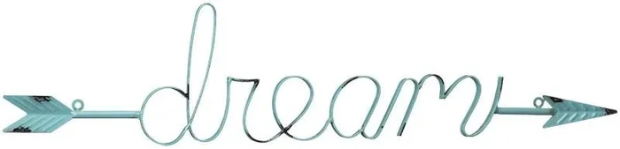 Gift Corral Dream Arrow Wall Hanging Turquoise