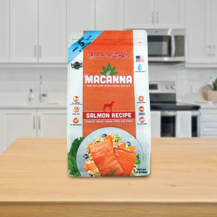 Grandma Lucy’s Macanna Salmon Freeze-Dried Dog Food & Topper