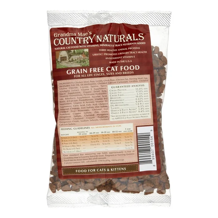 Grandma Mae’s Country Naturals Cat Grain-Free Chicken – 9 Oz