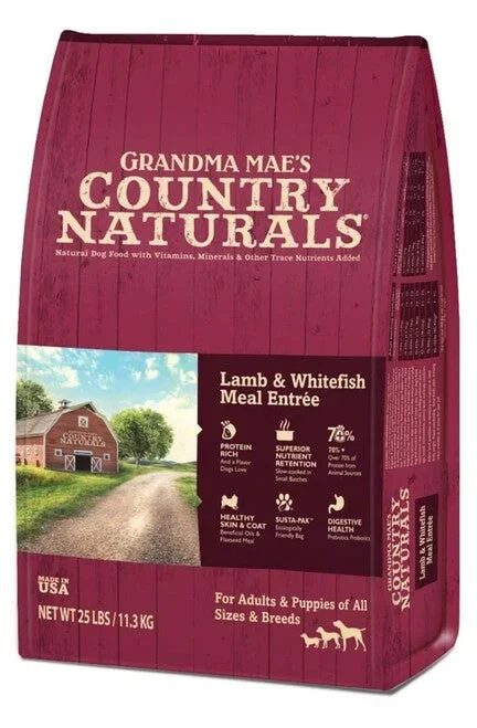 Grandma Mae’s Country Naturals Dog Lamb Whitefish Meal – 9 Oz