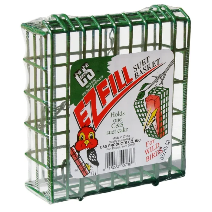 Green E-Z Fill Suet Cake Basket 730