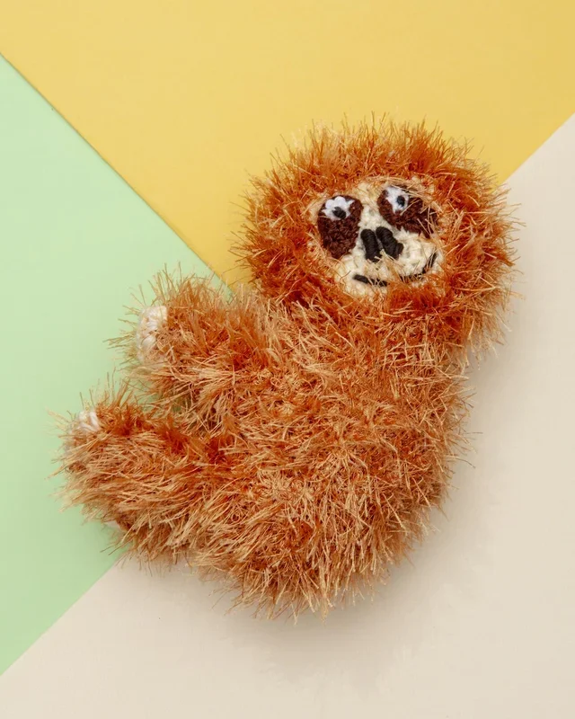 Hand Crochet Sloth Dog Toy