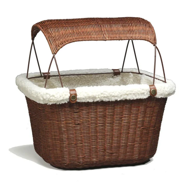 Happy Ride™ Wicker Bicycle Basket