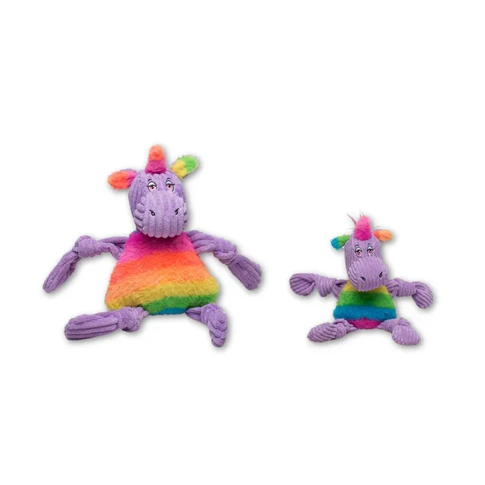 Huggle Hounds 狗狗玩具 Rainbow Pride 独角兽 Knottie