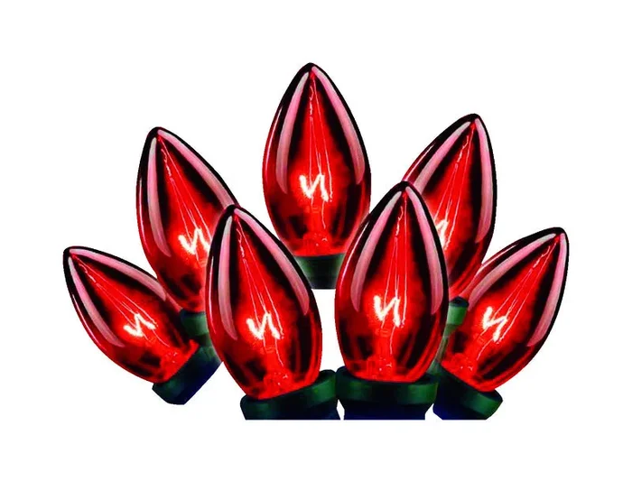 INC C9 TRANS RED 25’25CT