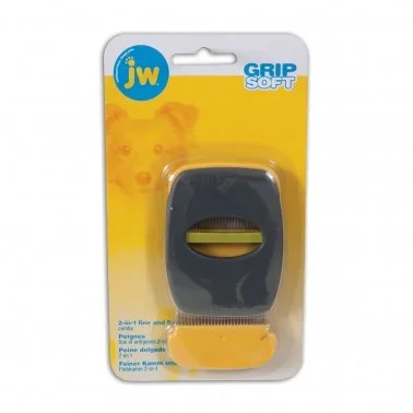 JW Gripsoft Flea & Fine Comb for Dog