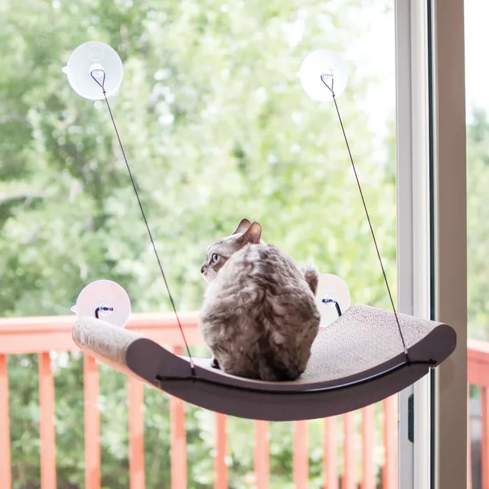 K&H Pet Products EZ Mount Cat Scratcher Kitty Sill Cradle
