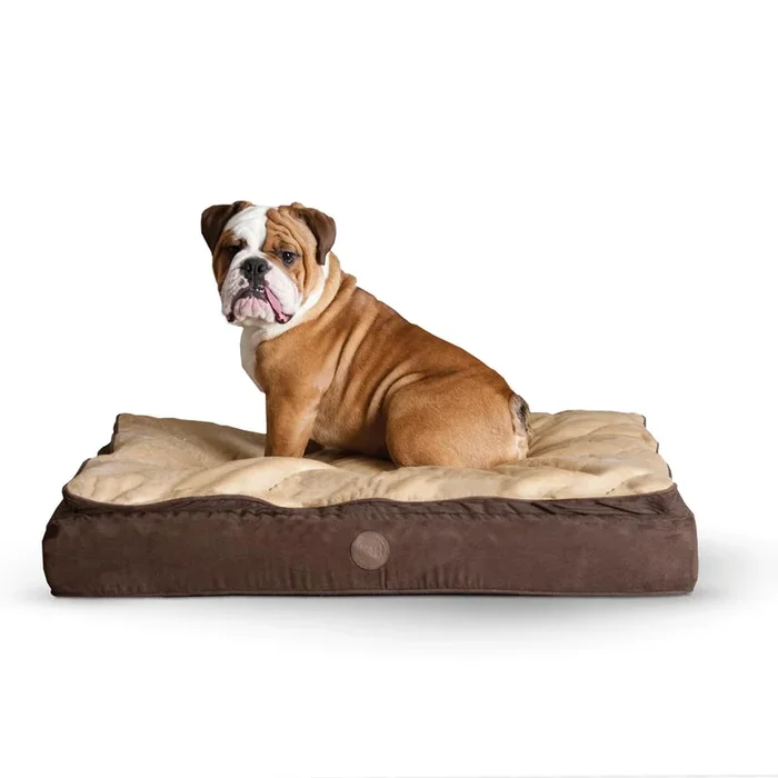 K&H Pet Products Feather Top Ortho Pet Bed Large