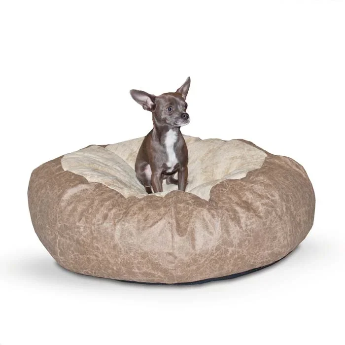 K&H Pet Products Self Warming Cuddle Ball Pet Bed Medium 38″ x 38″ x 12″