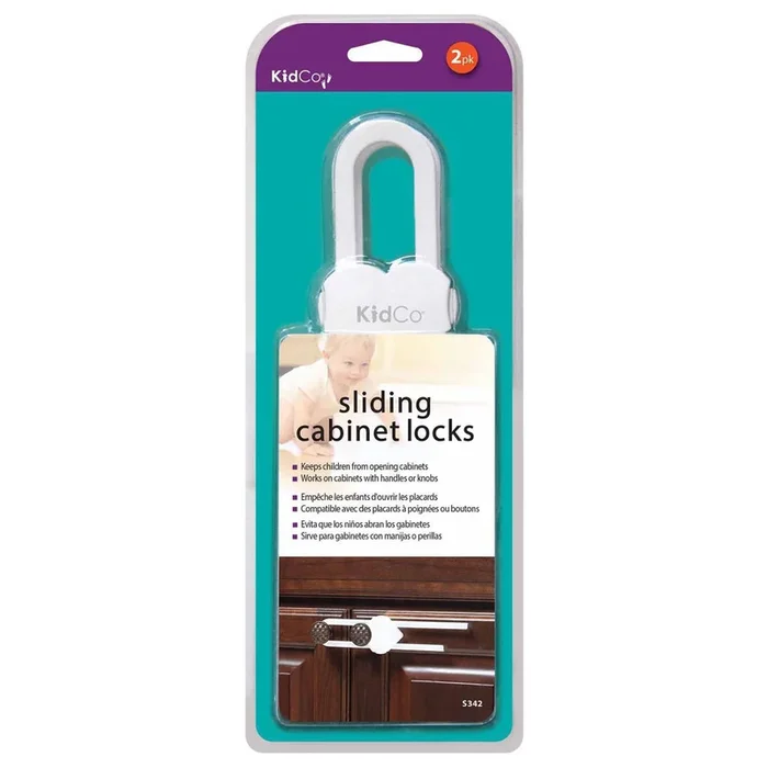 Kidco Sliding Cabinet and Drawer Lock 2 pack