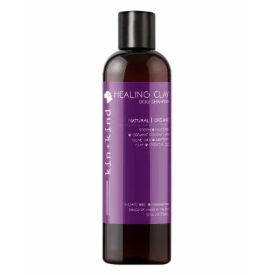 KIN + KIND Organic Skin and Coat Itchy Dog Shampoo – Tea Tree and Grapefruit – 12 oz Bottle
