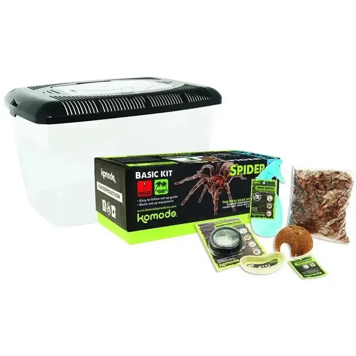 Komodo Plastic Terrarium Basic Spider Kit