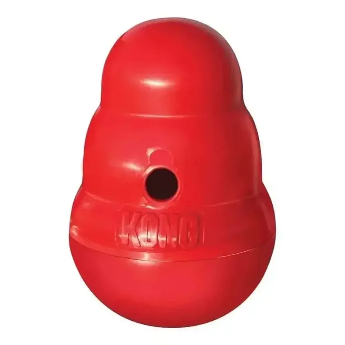 Kong® Wobbler™ Dog Toys Red Small, 9 X 5 Inch