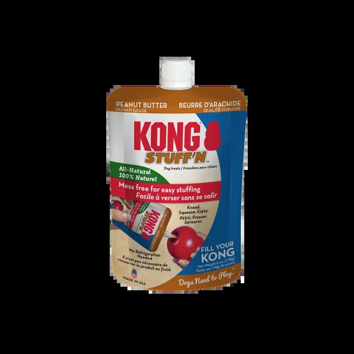 KONG Stuff’N All Natural Peanut Butter for Dogs, 6oz