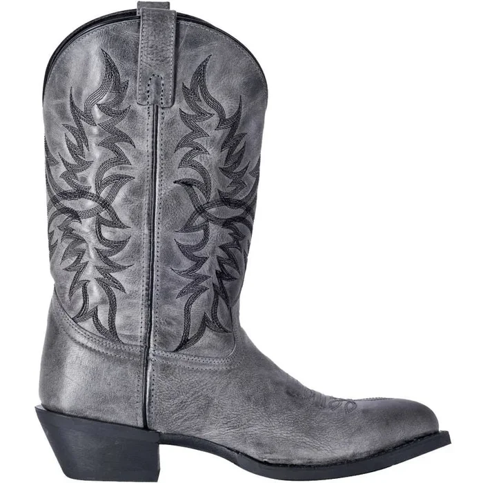 Laredo Mens Harding Round Toe Gray Boots