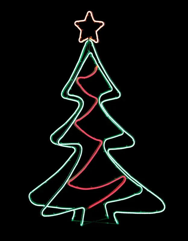 Led 3d Neonflex Tree 60″