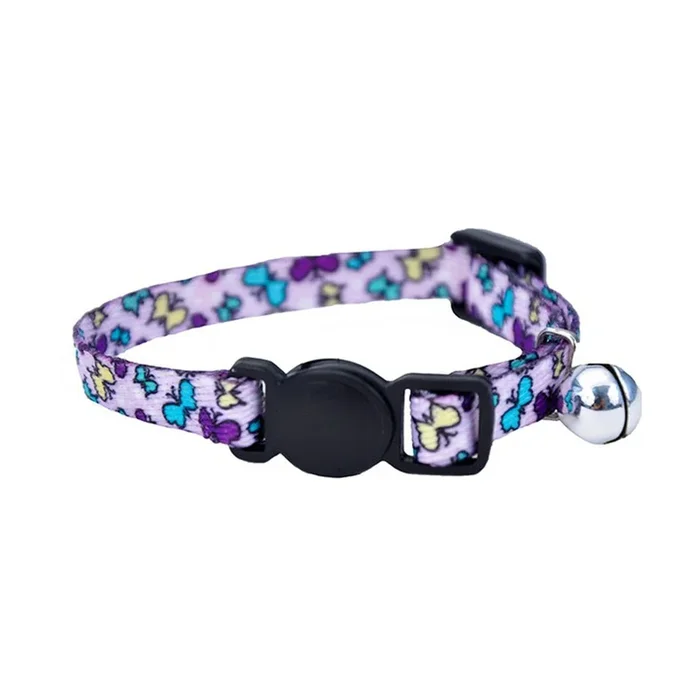 Li’l Pals Cat Collar Safety Purple Butterfly Iwe-0001083