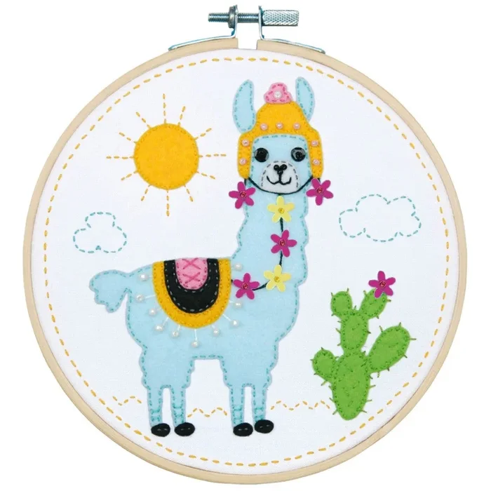 Llama Felt Applique Kit V0186177