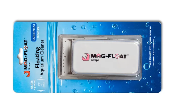 Mag Float Glass Cleaner with Scraper Large+