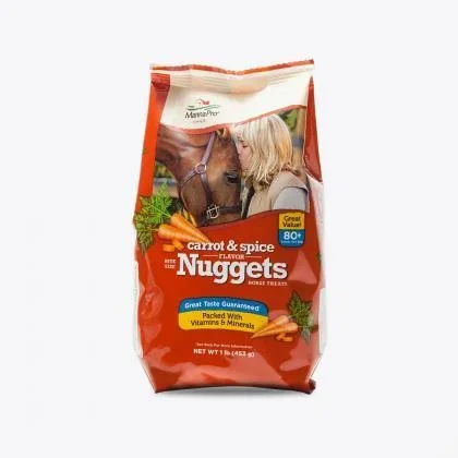 Manna Pro Carrot Horse Treats, 4lb