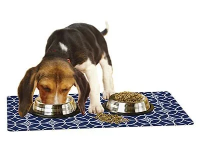 Mantel individual para cuenco de mascotas Drymate de 12″ x 20″