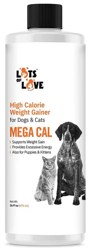 Mega Cal High Calorie Liquid Supplement for Cats & Dogs, 16 oz