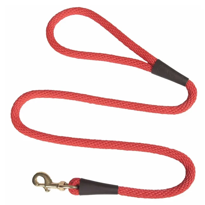 Mendota Pet Red Snap Leash, 4′