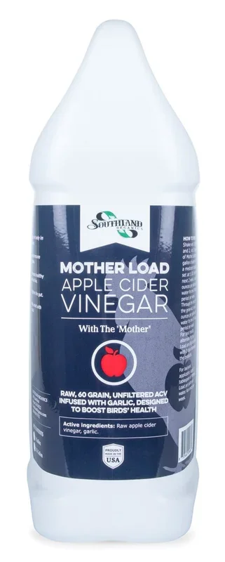 Mother Load Apple Cider Vinegar + Garlic for Chickens
