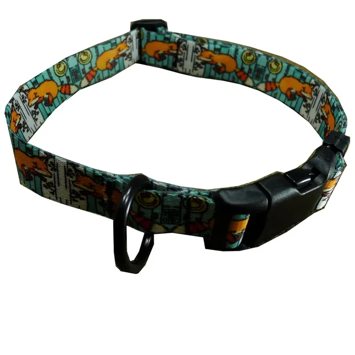 MTN Straps Fox Dog Collar Large 16″-28″