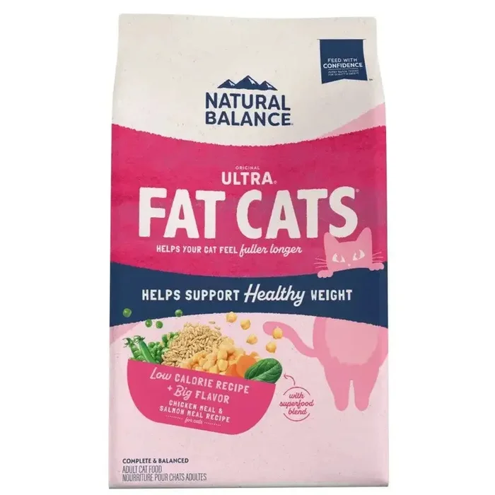 Natural Balance Pet Foods Fat Cats Low Calorie Dry Cat Food Chicken & Salmon