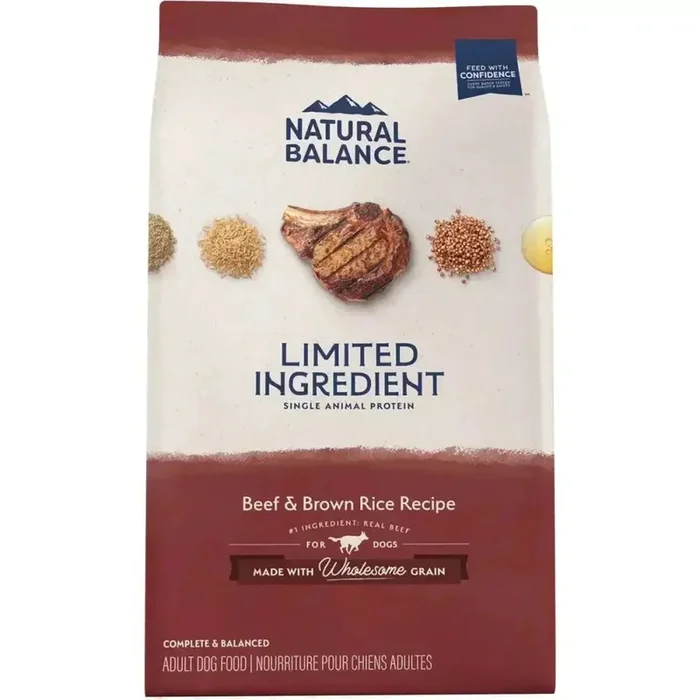 Natural Balance Pet Foods L.I.D. Small Breed Bites Beef & Brown Rice Dry Dog Food