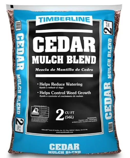Natural Cedar Mulch 2 CF bag