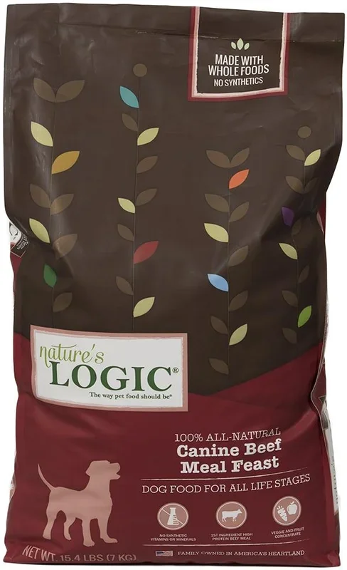 Nature’s Logic Original Beef Dry Dog Food – 25 lb Bag