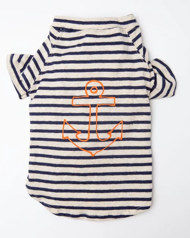 Nautical Stripe Dog T-Shirt