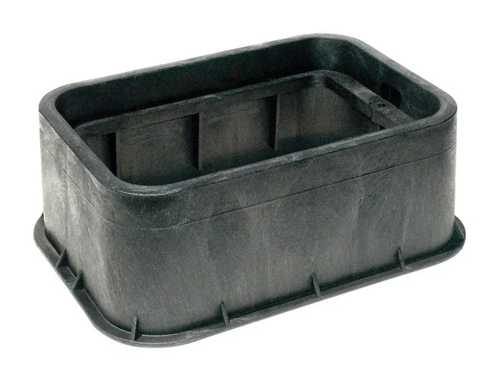 NDS 19 in. W X 6 in. H Rectangular Valve Box Extension Black