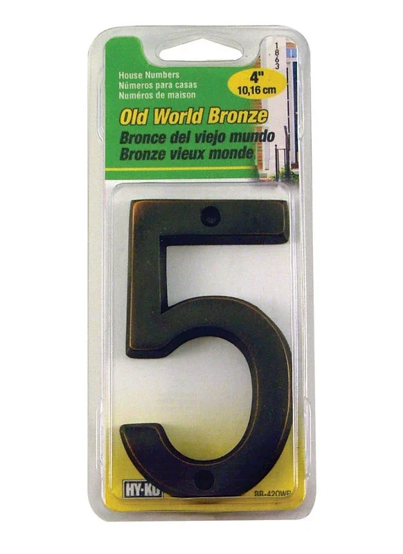 NUMBER 4″OLD WRLD BRZ 5