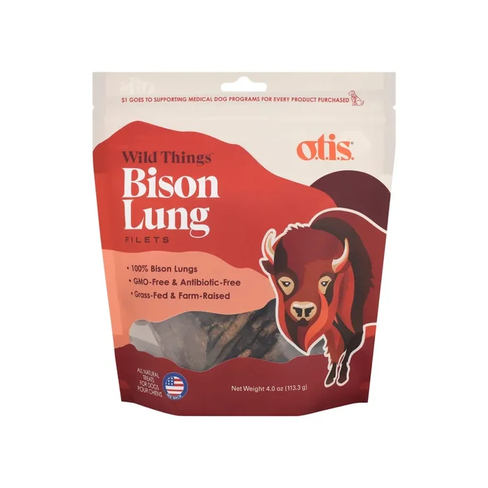 O.T.I.S. Wild Things Lung Filets for Dogs