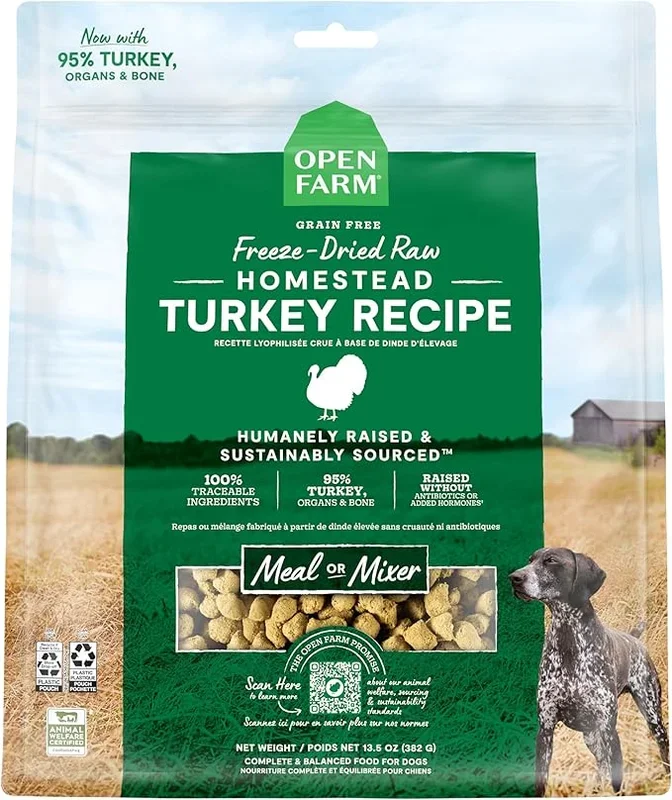 Open Farm Dog Freeze Dried Morsels Turkey