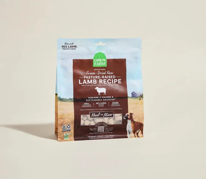 Open Farm Freeze Dried Raw Dog Food – Pasture Raised Beef – 31.5oz Bag