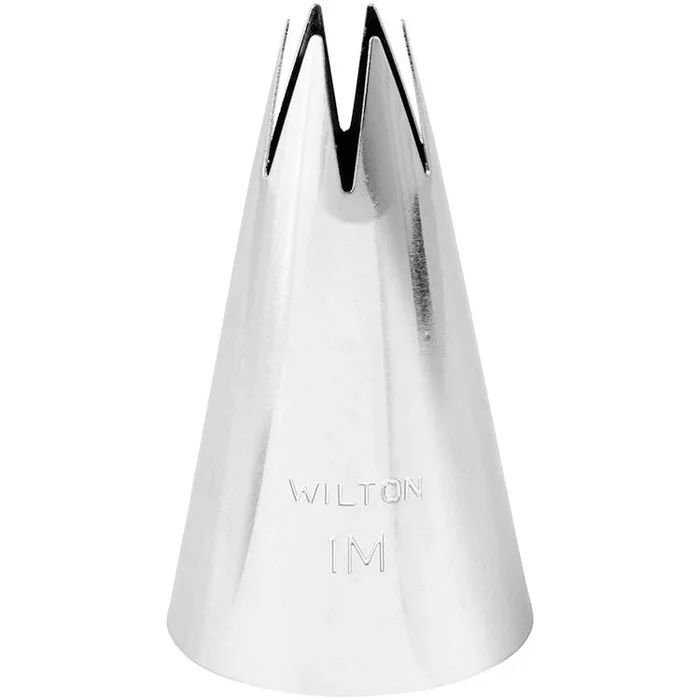 Open Star Cake Decorating Number 1M Tip 418-2110