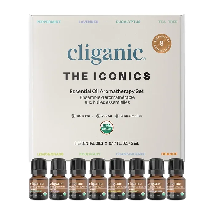 Organic Aromatherapy Set, Top 8