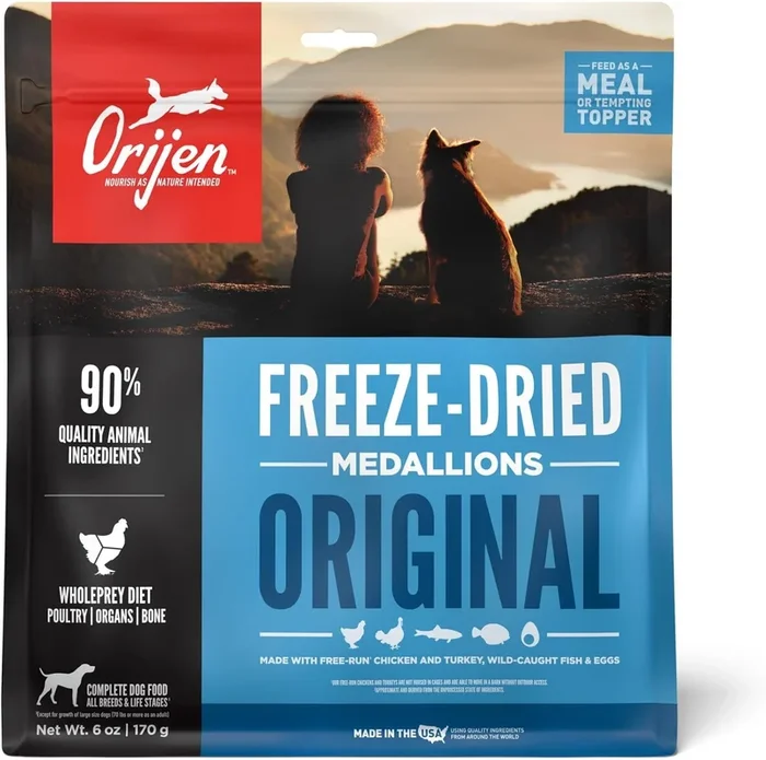 Orijen Original Freeze Dried Medallions Dog Food