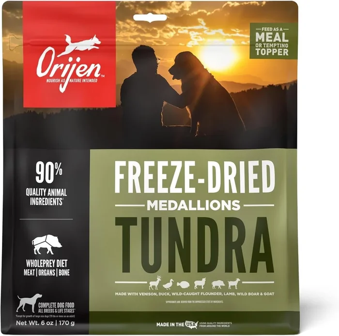 Orijen Tundra Freeze Dried Medallions Dog Food